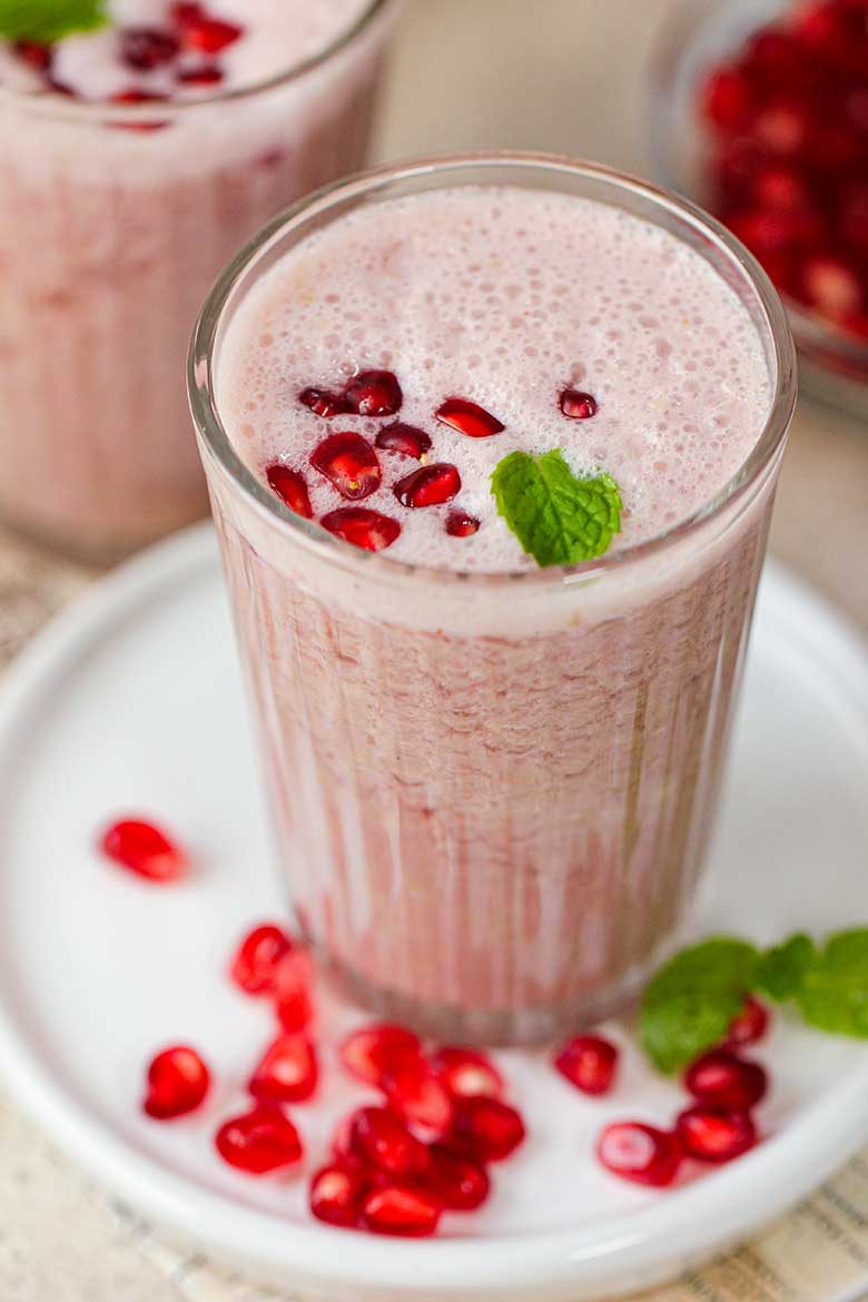 Pomegranate Milkshake Recipe