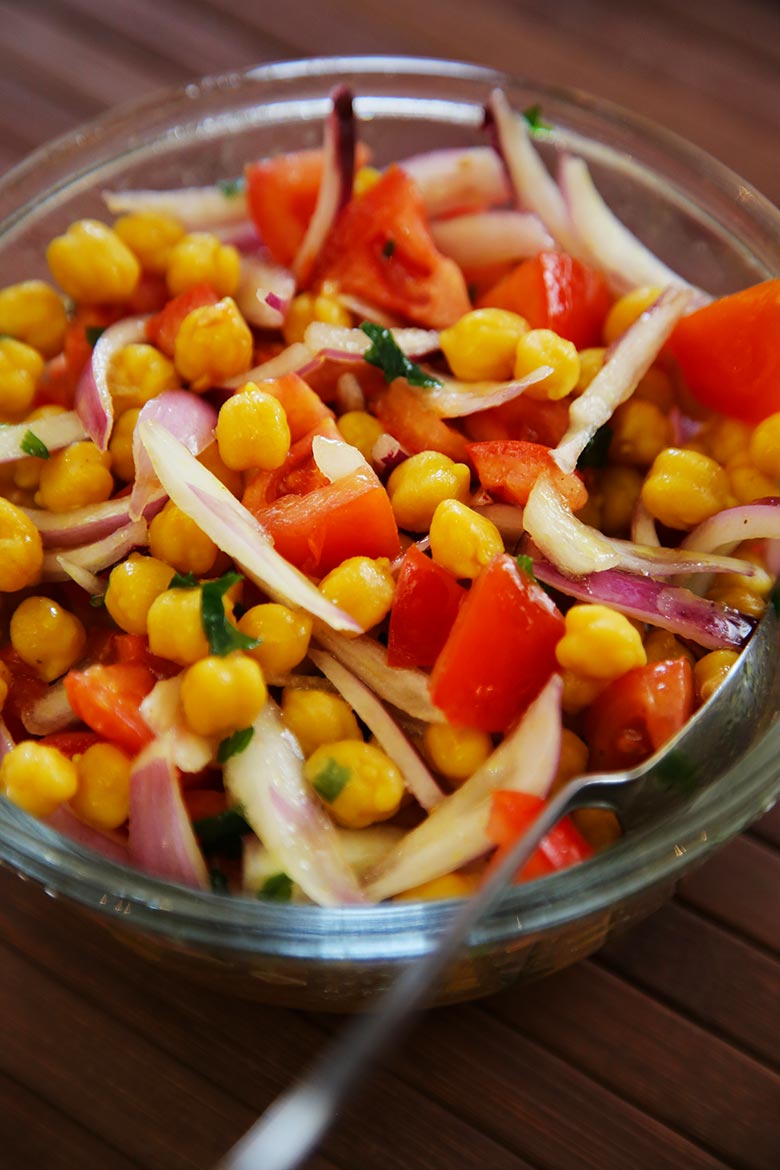 The Best Chickpea Salad Recipe with Lemon Juice