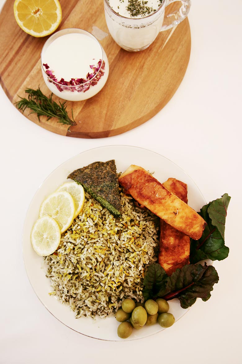 Sabzi Polo Recipe (Persian Herb Rice with Fish)