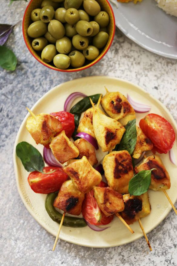 Joojeh Kabab Recipe (Persian Grilled Saffron Chicken)