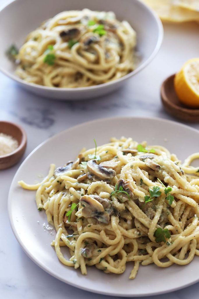 The Best Creamy Mushroom Pasta Recipe with White Sauce