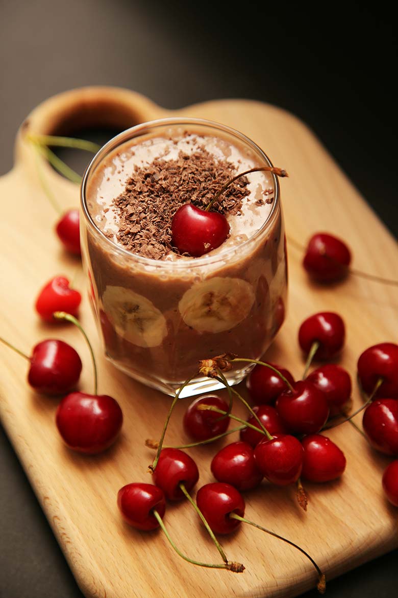 Chocolate Cherry Smoothie Recipe With Banana