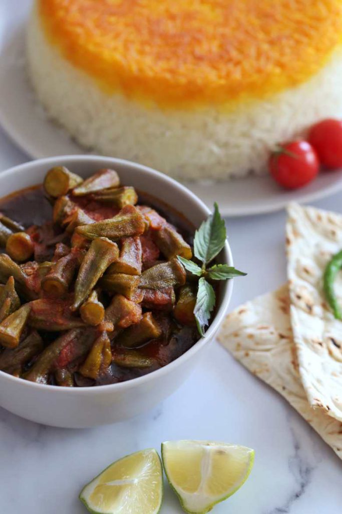 persian okra stew