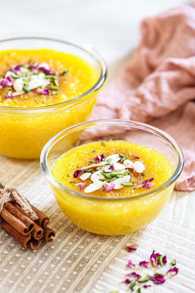 Sholeh Zard Recipe (Persian Saffron Rice Pudding)
