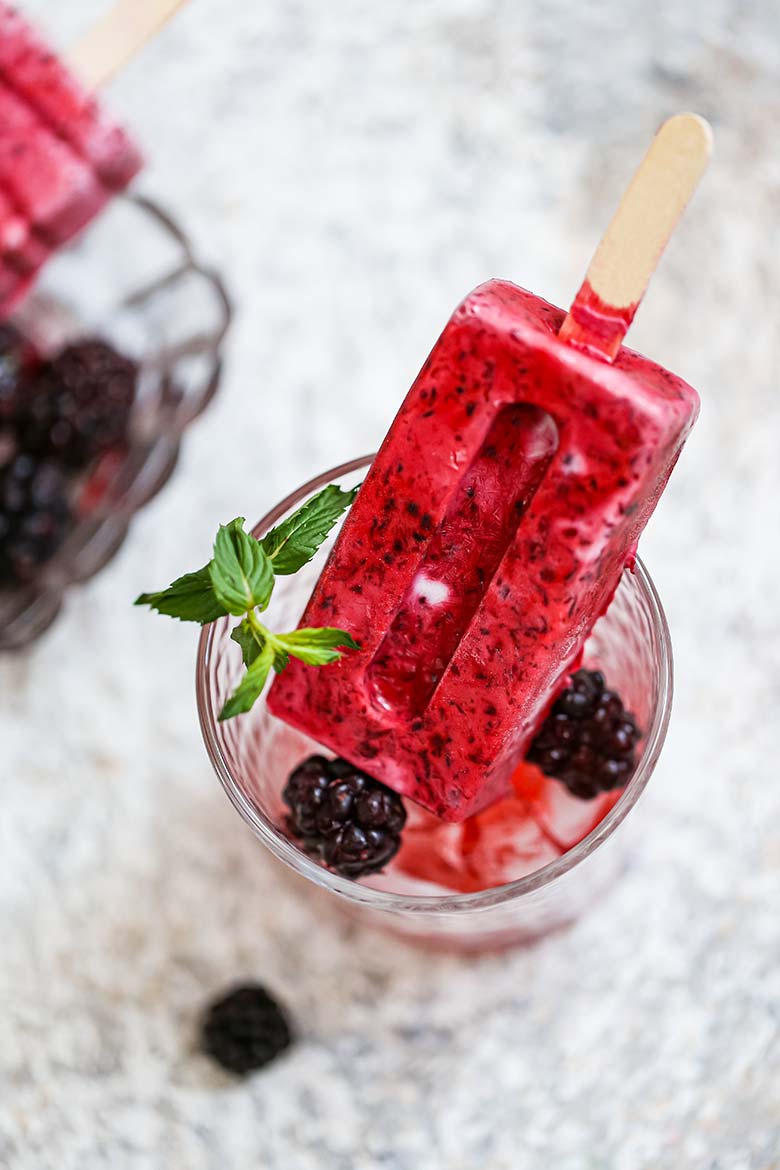 Blackberry Popsicles Recipe