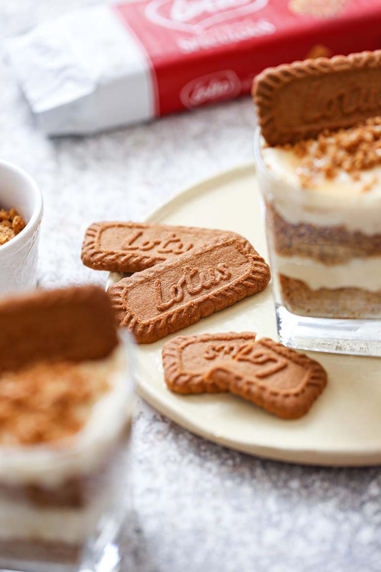 NoBake Biscoff Cheesecake Cups Recipe