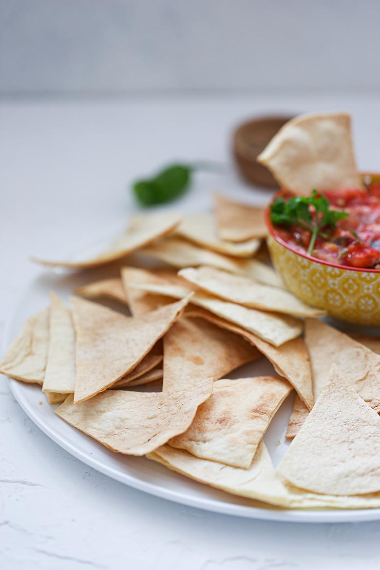 Homemade Oven Baked Tortilla Chips Recipe From Scratch Hot Sex Picture