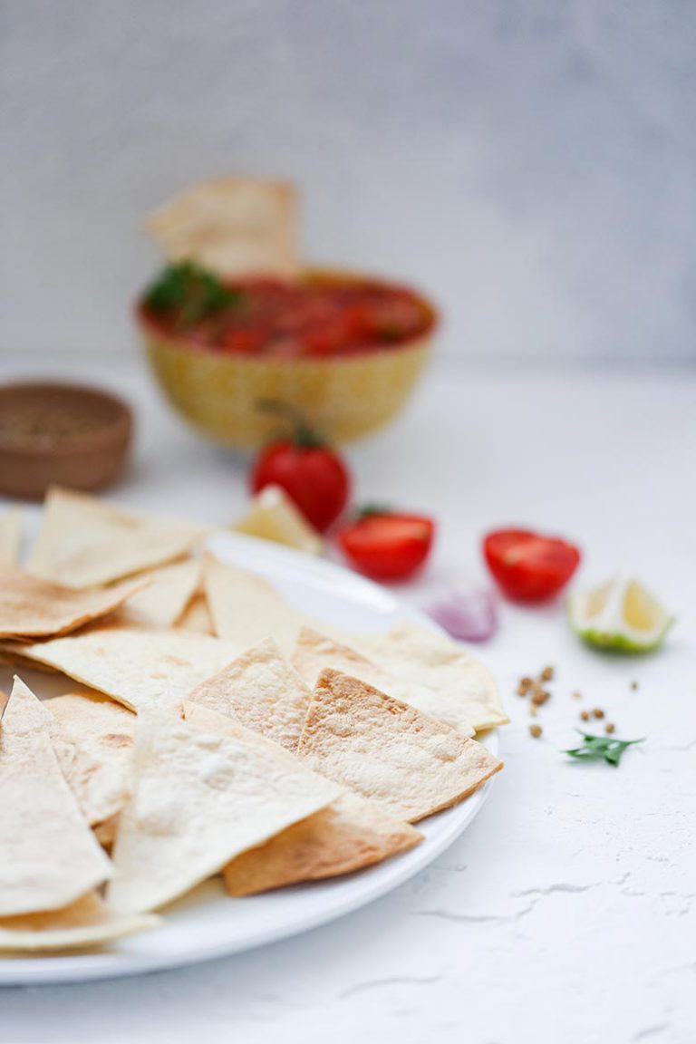 Homemade Oven Baked Tortilla Chips Recipe From Scratch