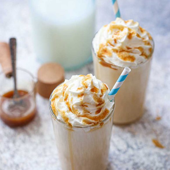 Salted Caramel Milkshake Recipe