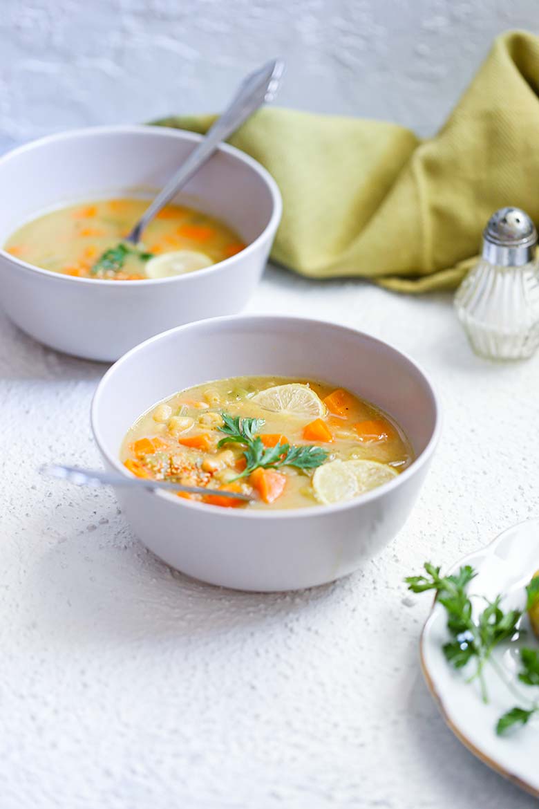 Mediterranean White Bean Soup Recipe