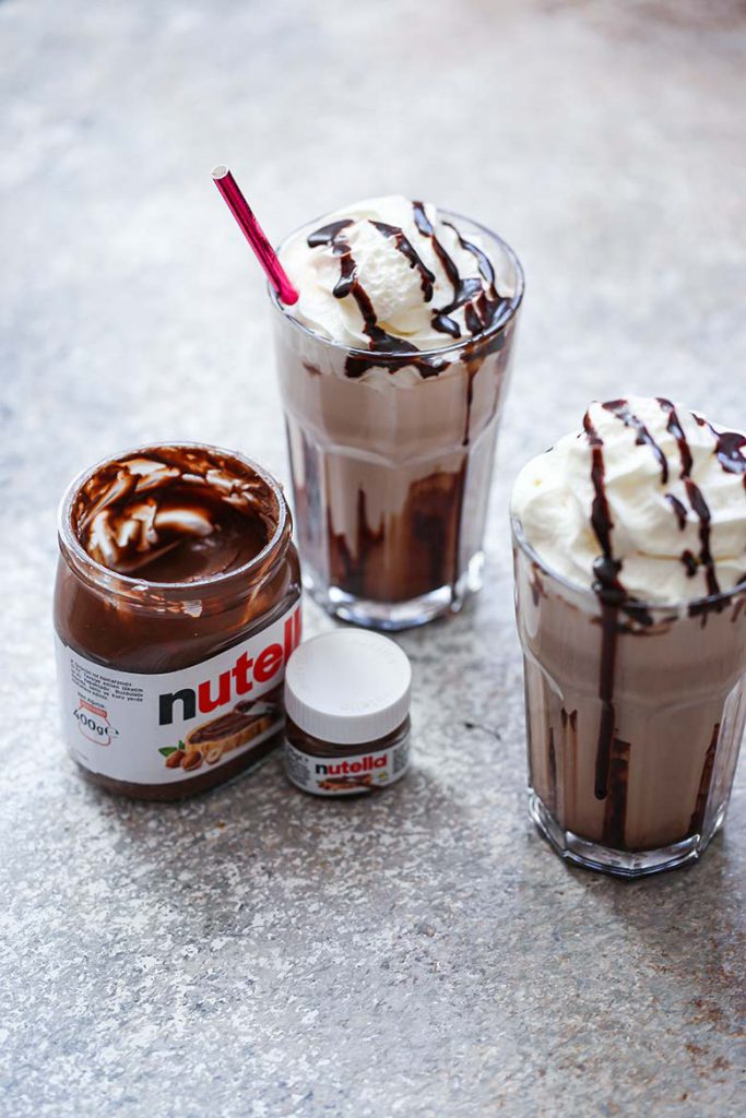 3 Ingredient Nutella Milkshake Recipe