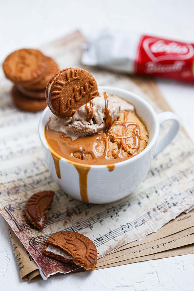 Lotus Biscoff Mug Cake Recipe