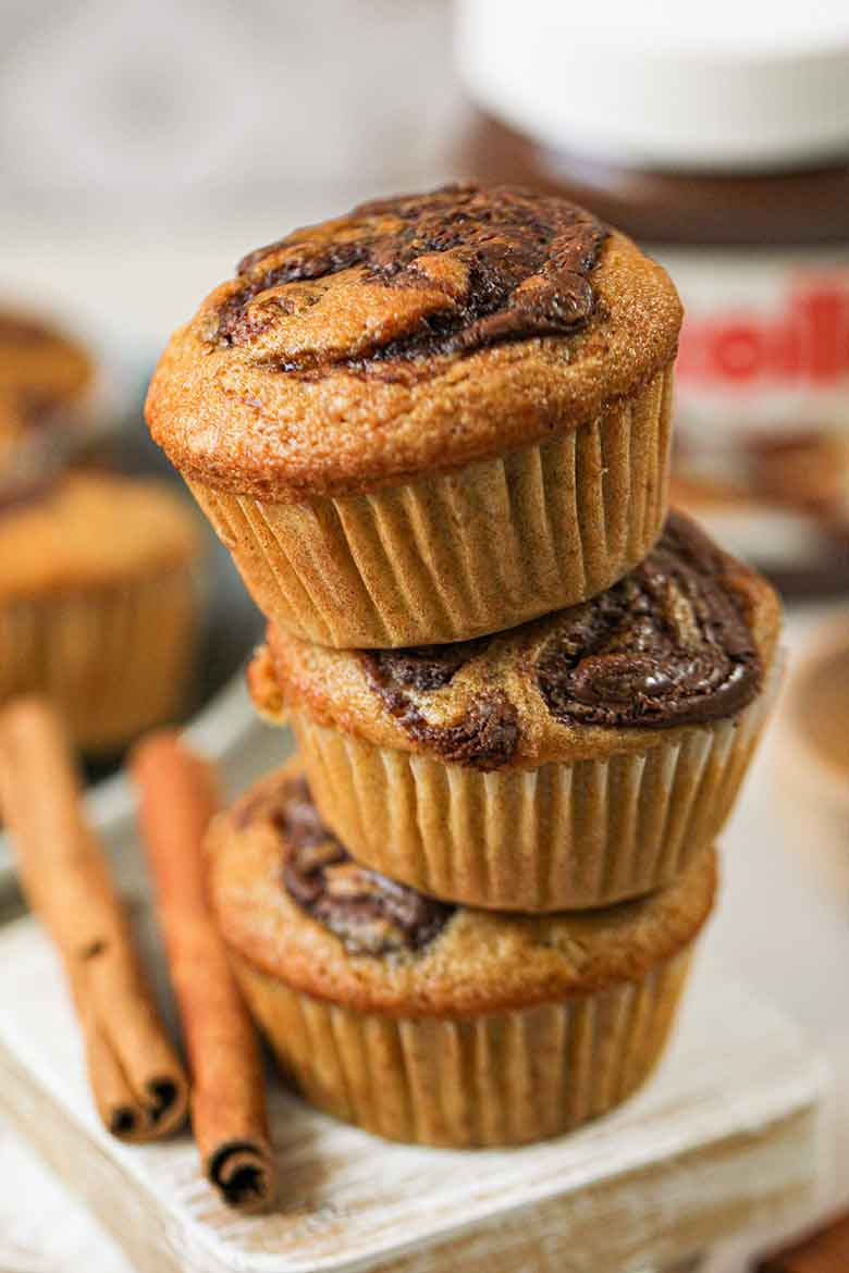 Pumpkin Nutella Muffins Without Butter