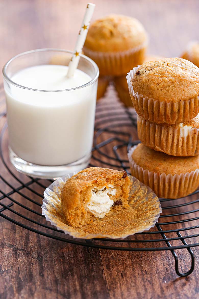 Muffin Recipes -Carrot-Cake-Muffins