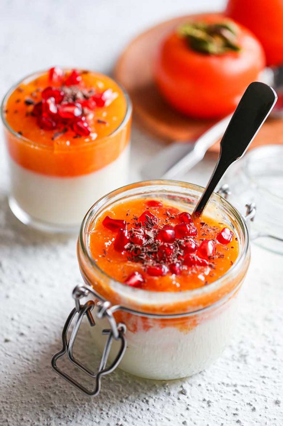 Persimmon Panna Cotta Recipe