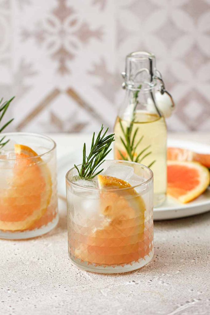 Grapefruit Rosemary Mocktail