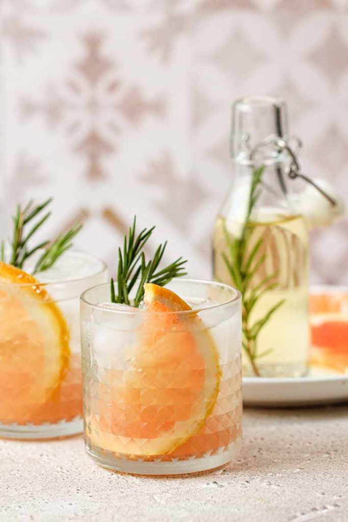 Grapefruit Rosemary Mocktail