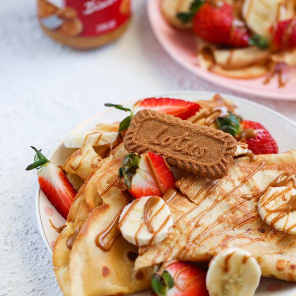 Lotus Biscoff Crepes Recipe