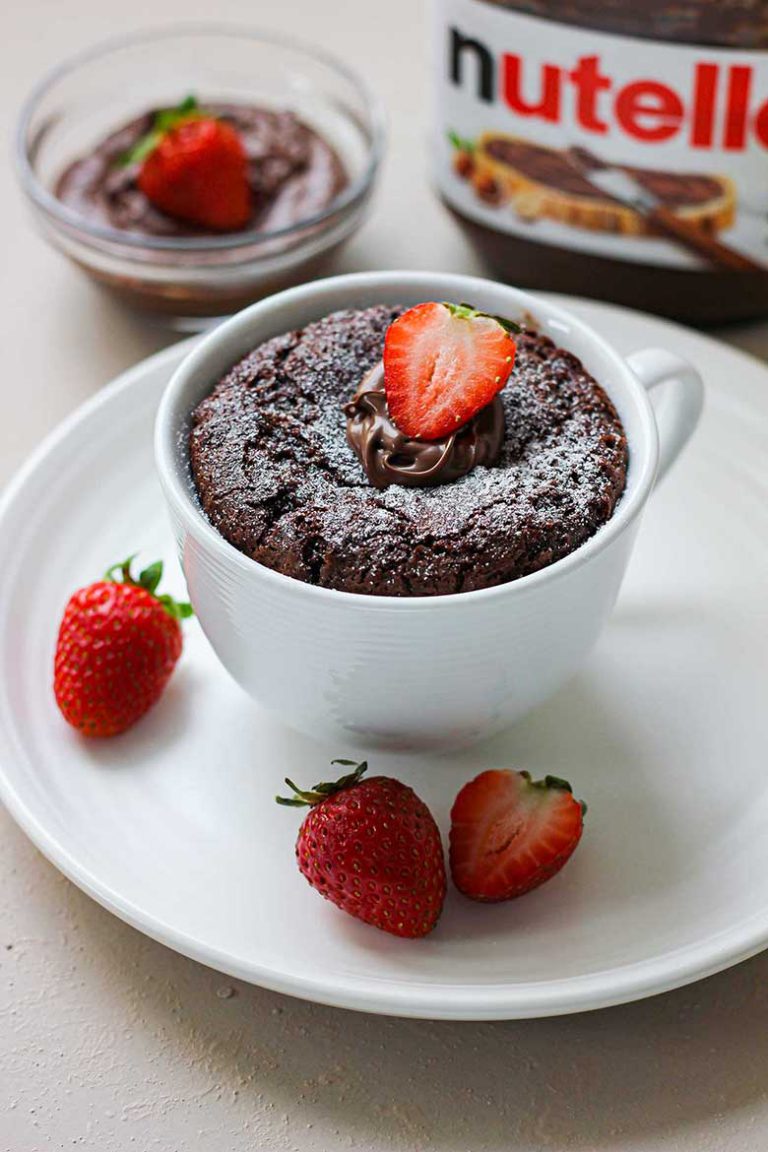 Nutella Mug Cake Without Egg