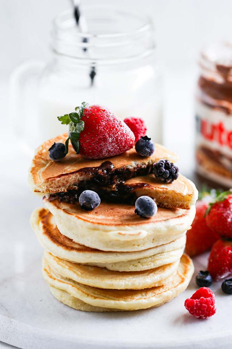 Nutella Pancakes Recipe 