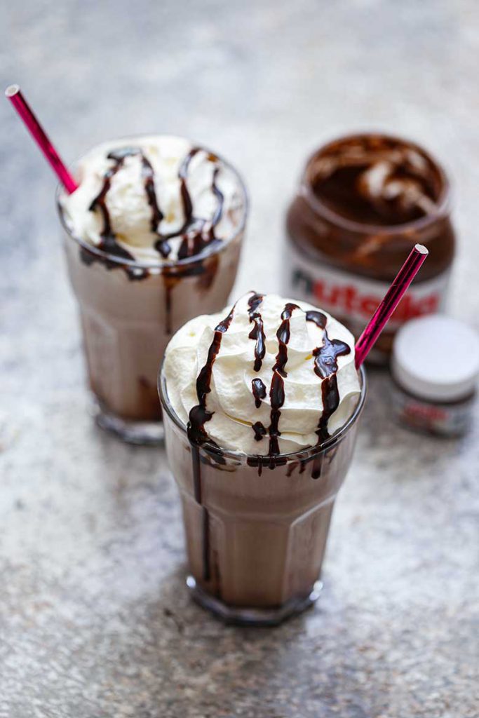 3 Ingredient Nutella Milkshake Recipe