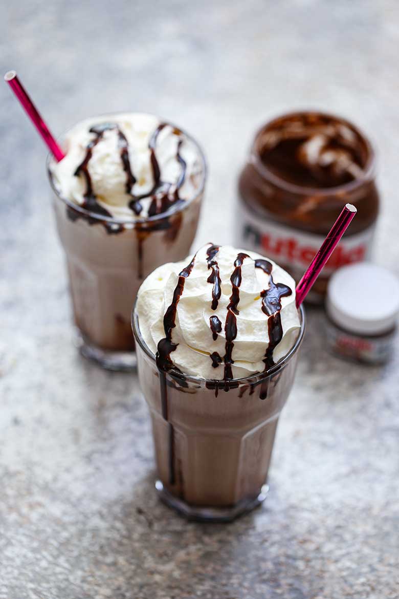 Nutella milkshake