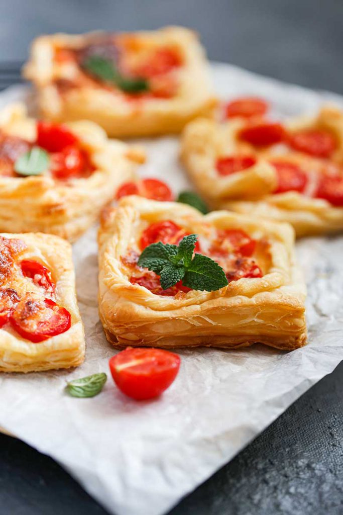 Puff Pastry Tomato and Mozzarella Tart Recipe