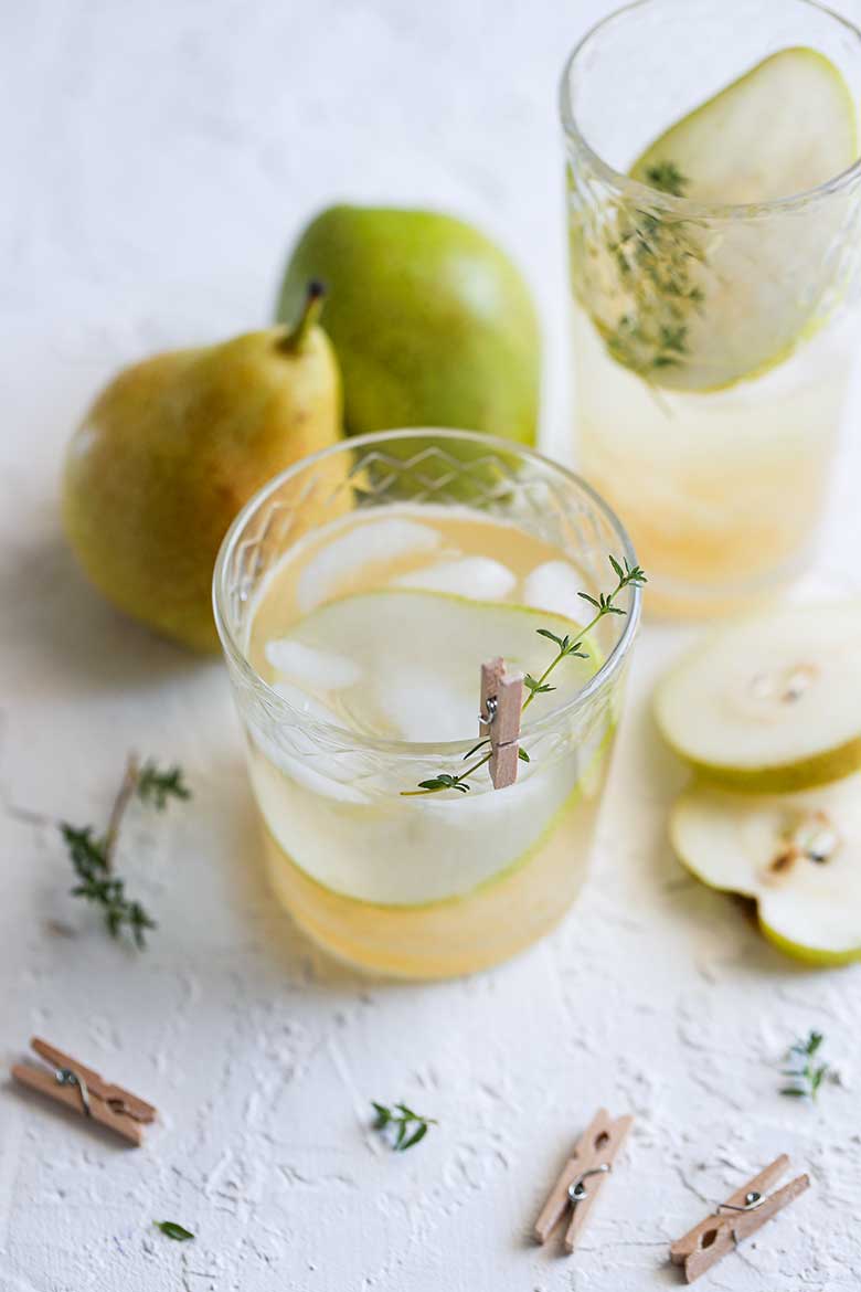 Sparkling Pear Mocktail