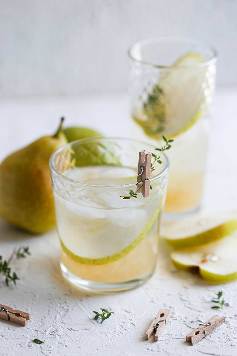 Sparkling Pear Mocktail