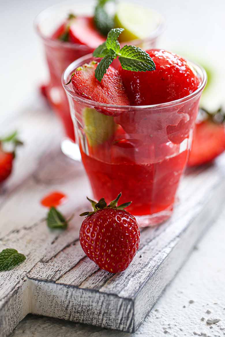 Strawberry Lime Sorbet Recipe