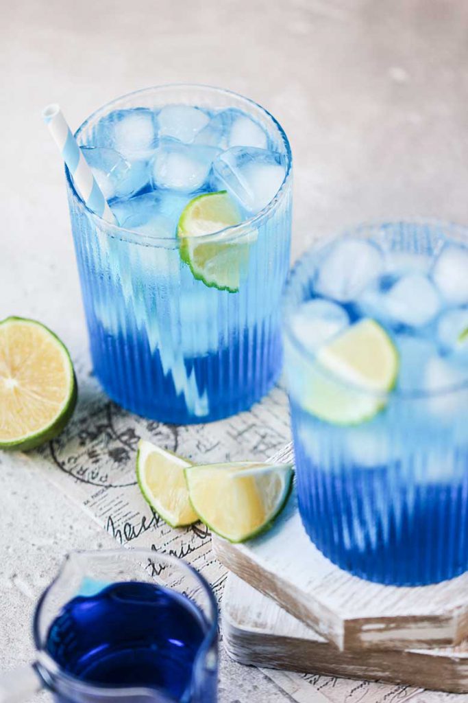 Blue Mocktail Recipe (Blue Curacao Mocktail)