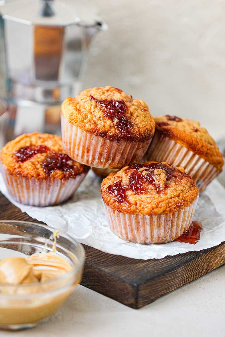 Peanut Butter and Jelly Muffins Recipe 1