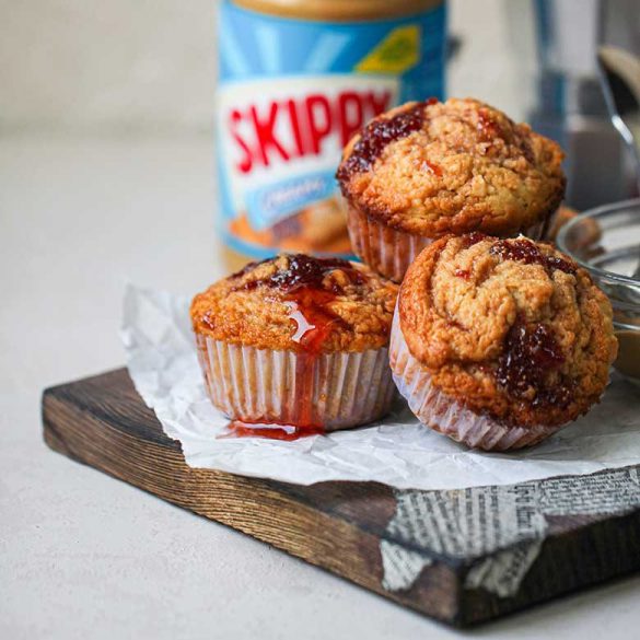 Peanut Butter and Jelly Muffins Recipe