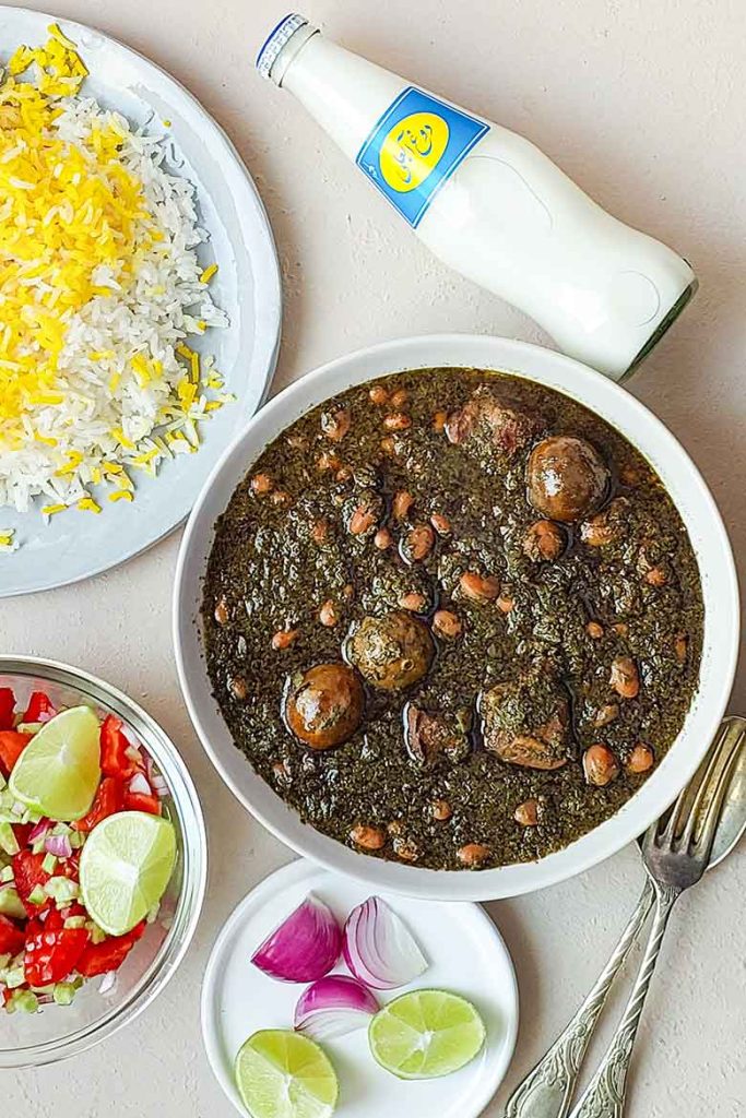 Ghormeh Sabzi Recipe (Persian Herb Stew)