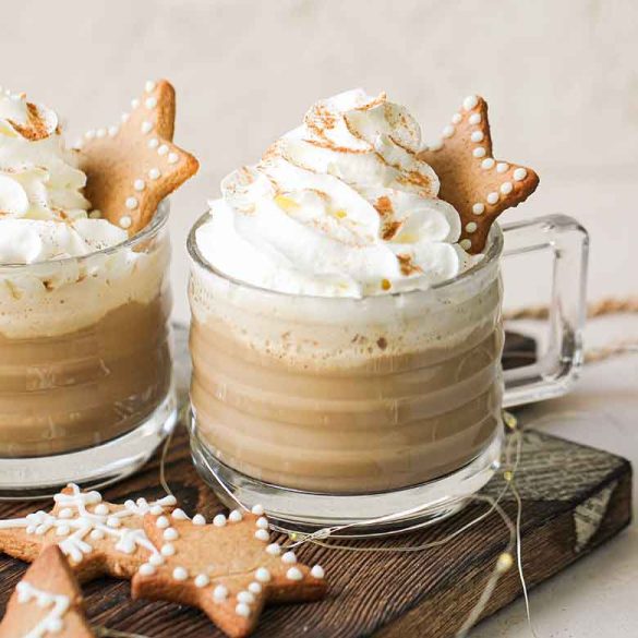 Gingerbread Latte With Almond Milk