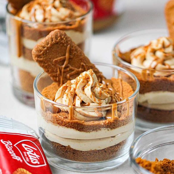 Lotus Biscoff Cheesecake Cups