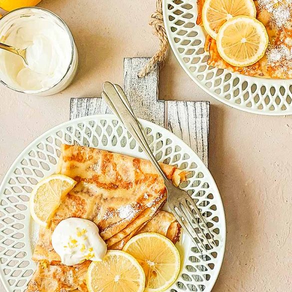 Lemon Sugar Crepes Recipe