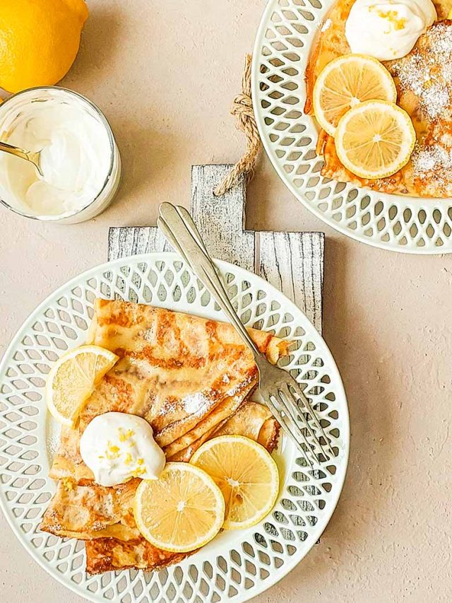 Lemon Sugar Crepes Recipe