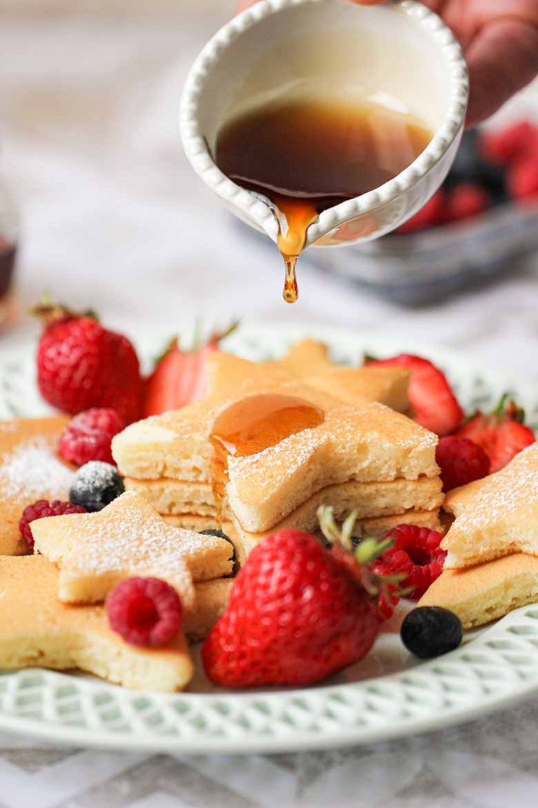 how to make 4th of july pancakes