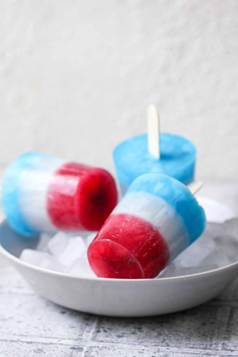 Red White and Blue Popsicles