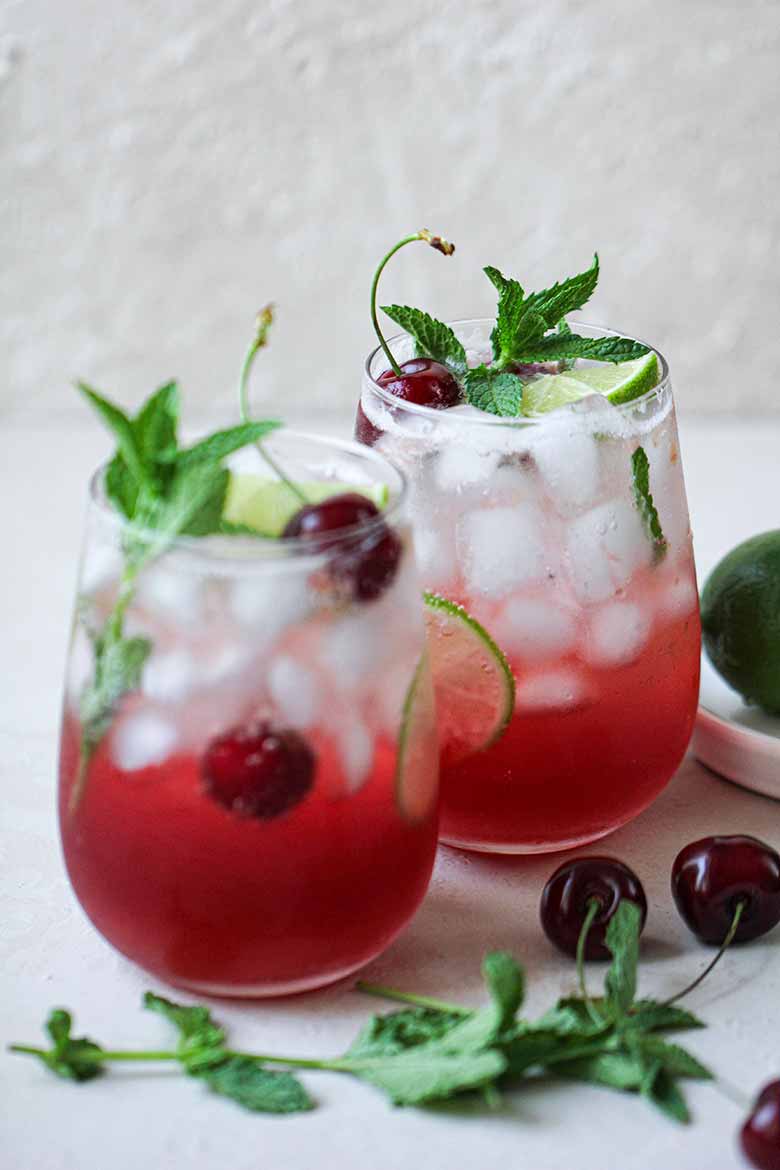 Cherry Mojito Mocktail