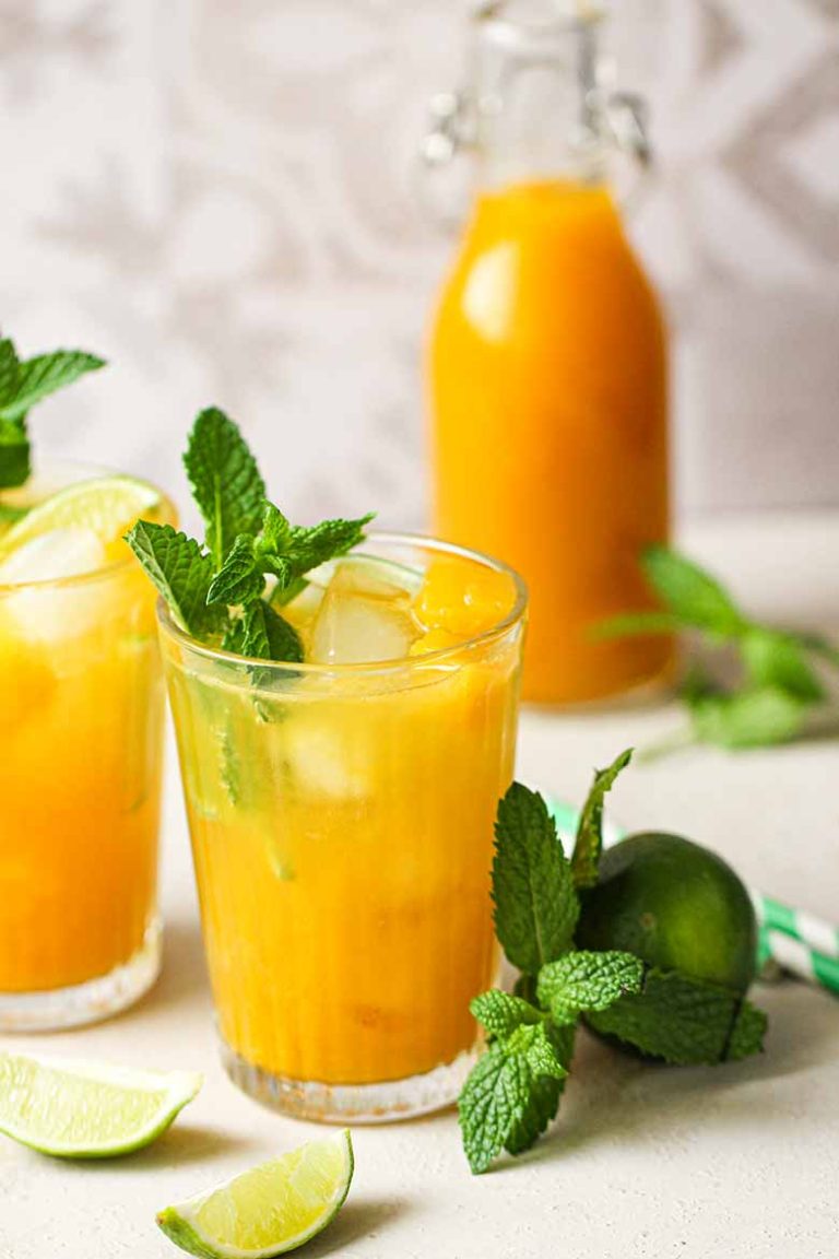 Mango Mocktail With Sprite