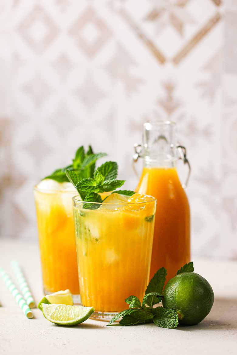 Mango Mocktail With Sprite
