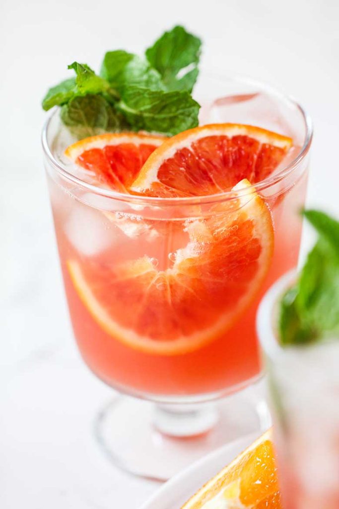 Blood Orange Mocktail Recipe (Non-alcoholic)