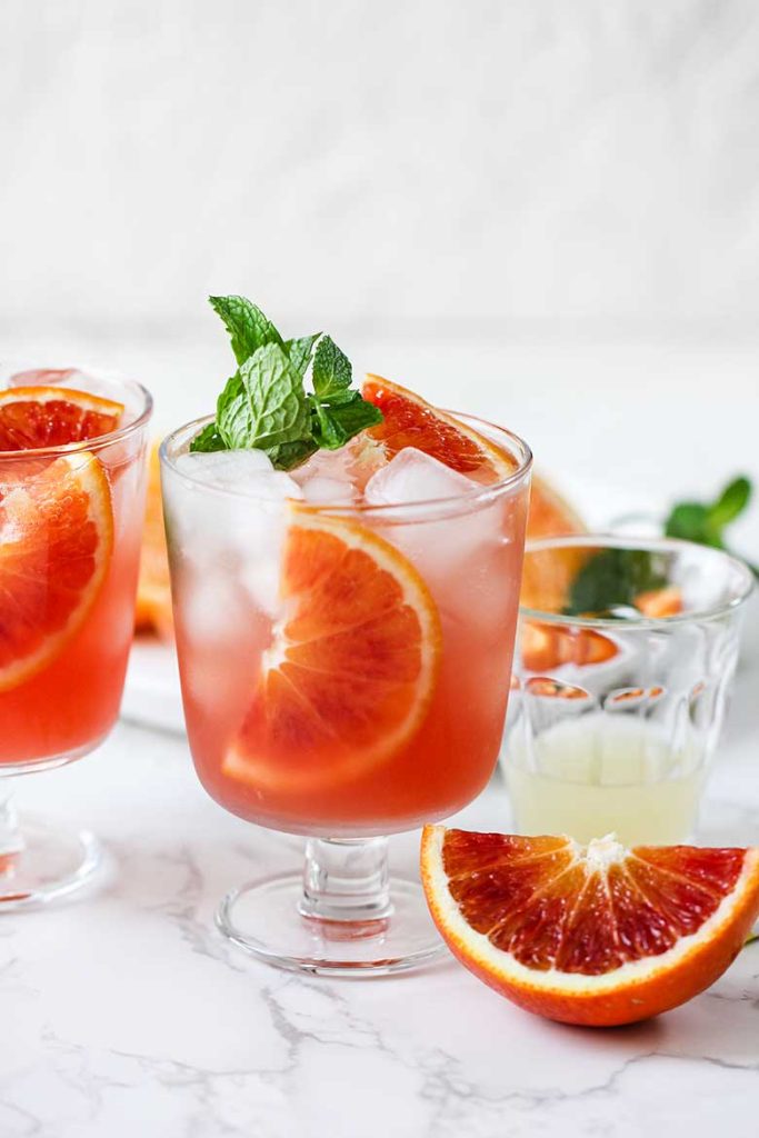 Blood Orange Mocktail Recipe (Non-alcoholic)