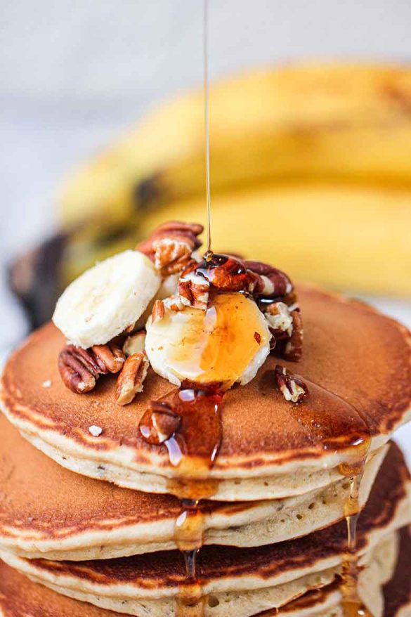 Banana Peanut Butter Pancakes Recipe