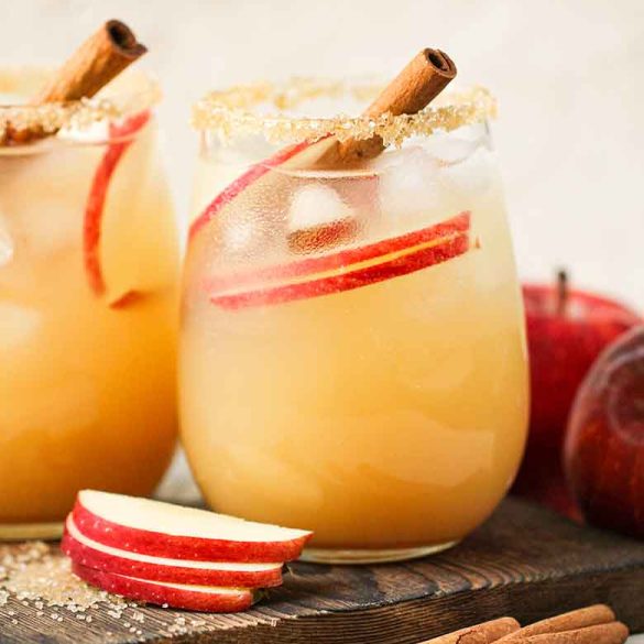 Sparkling Apple Cider Mocktail