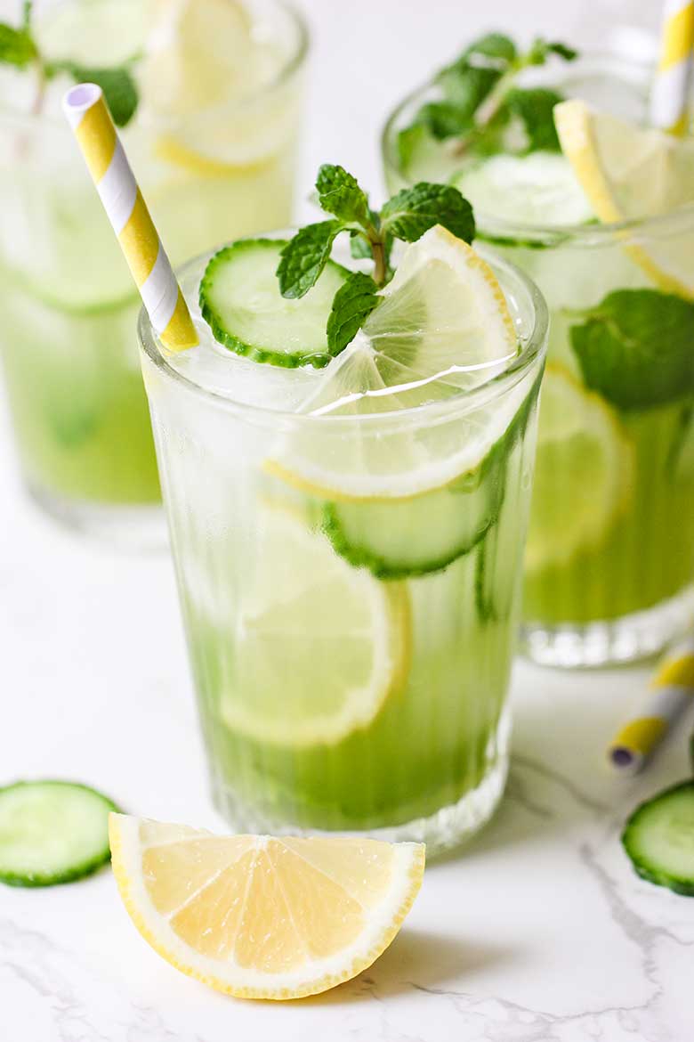 Mint and Cucumber Lemonade Recipe