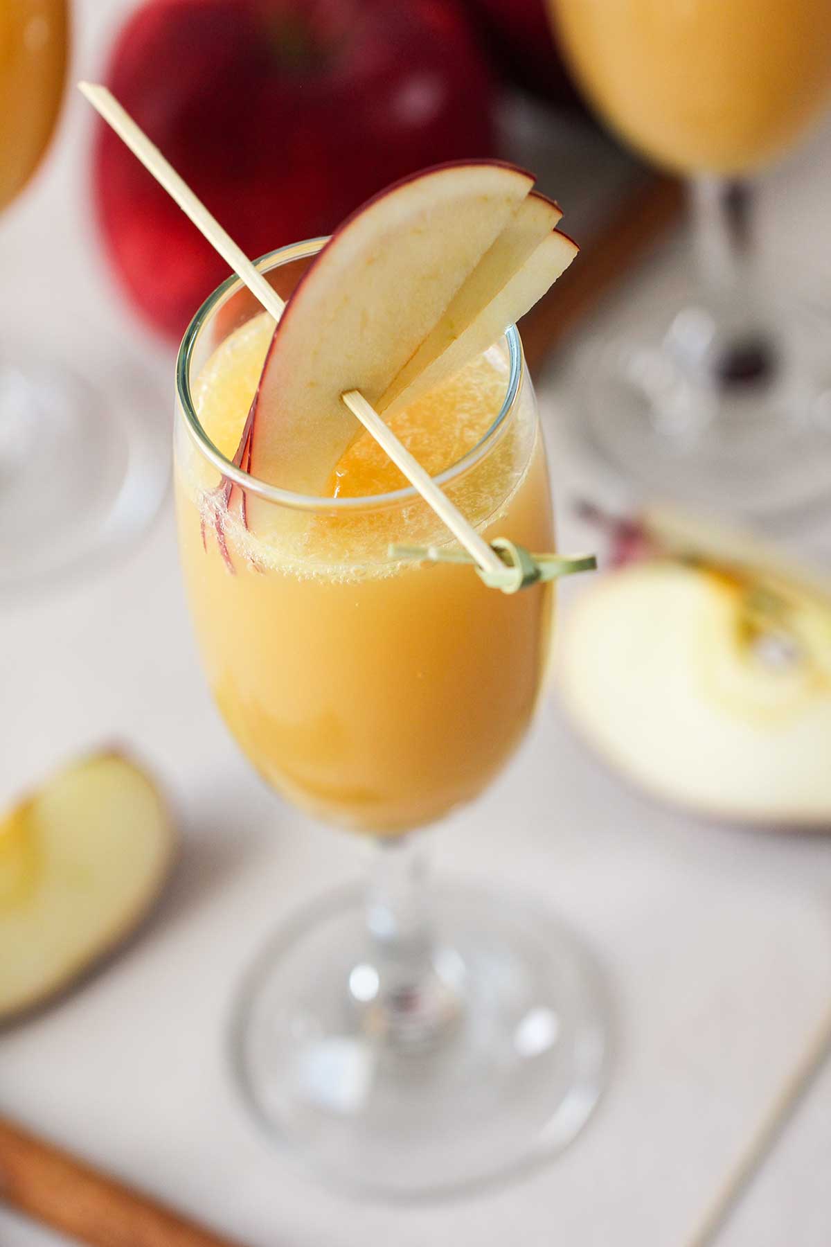 Apple Mimosa Mocktail