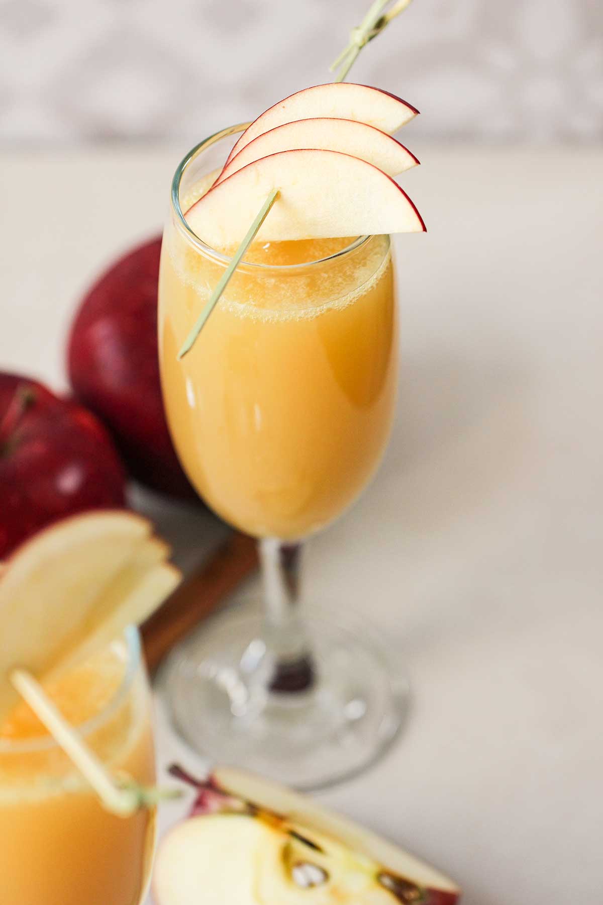 Apple Mimosa Mocktail